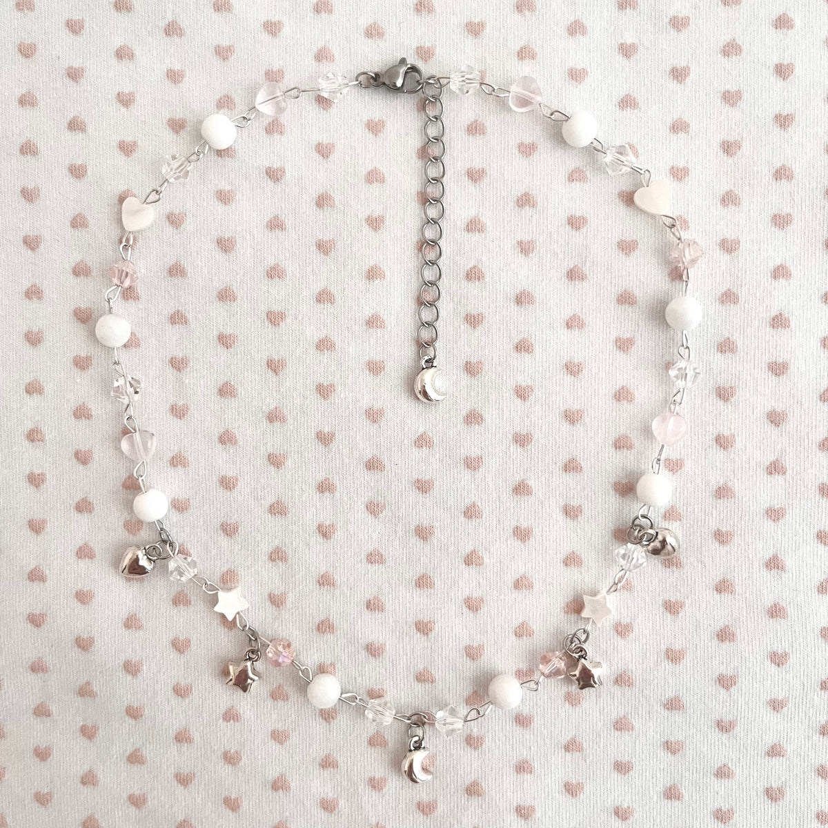 ♡ meet me in the moonlight charm necklace ♡