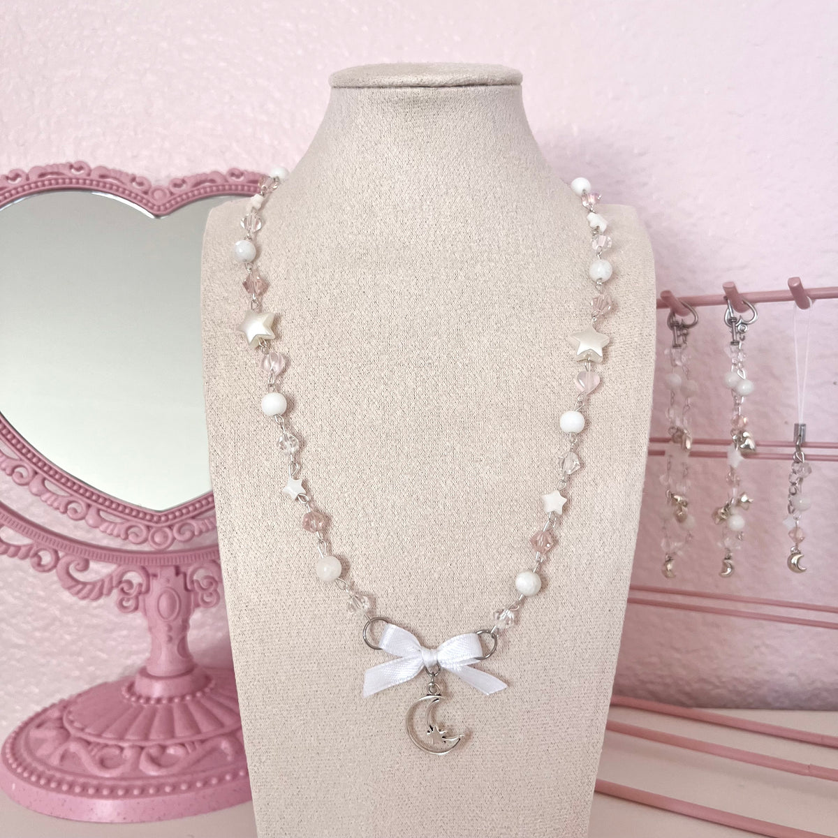 ♡ meet me in the moonlight pendant necklace ♡