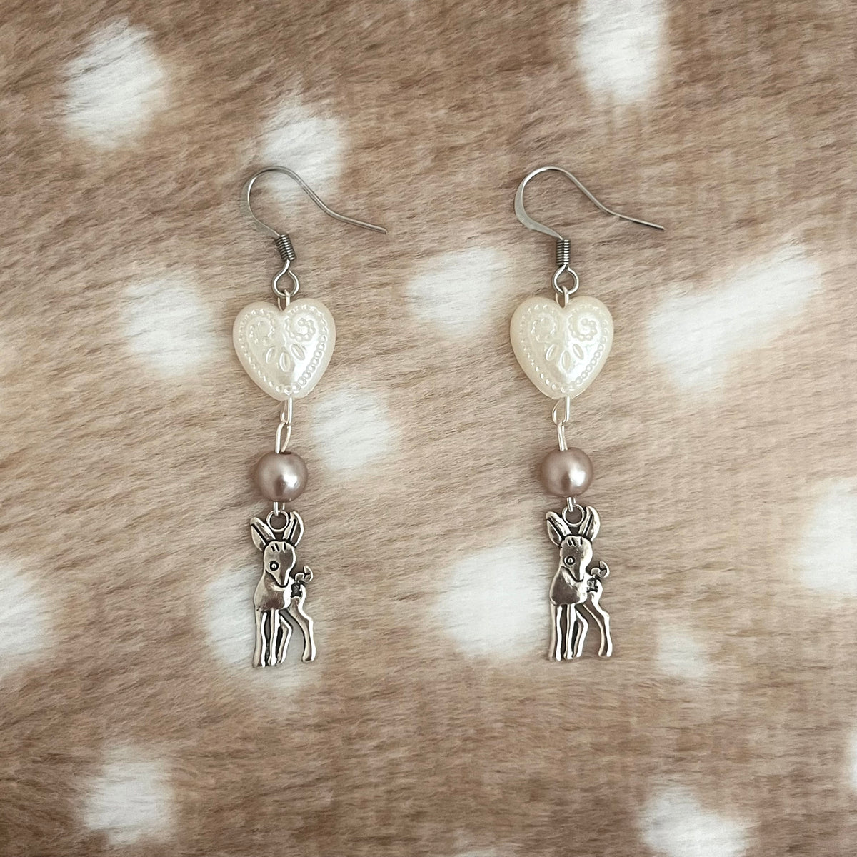 ♡ fawn earrings ♡