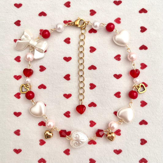 ♡ valentine bracelet ♡
