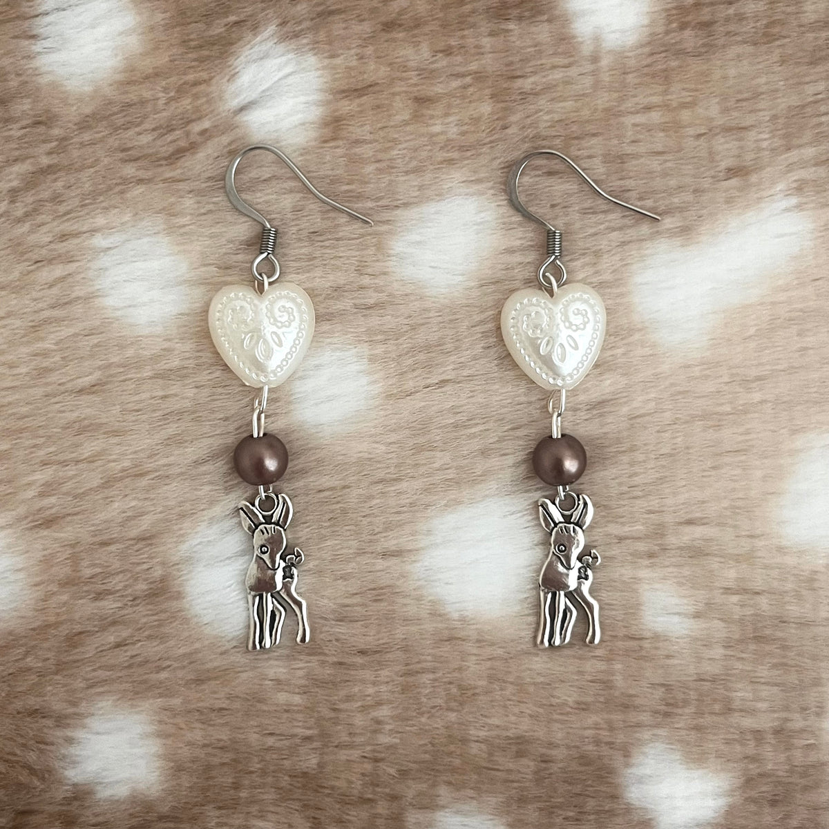 ♡ fawn earrings ♡