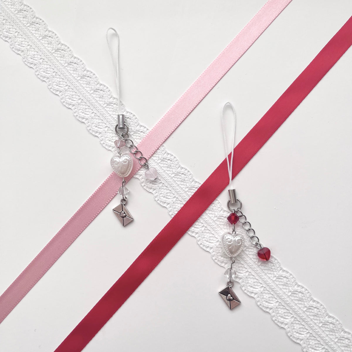 ♡ love letter phone charm ♡