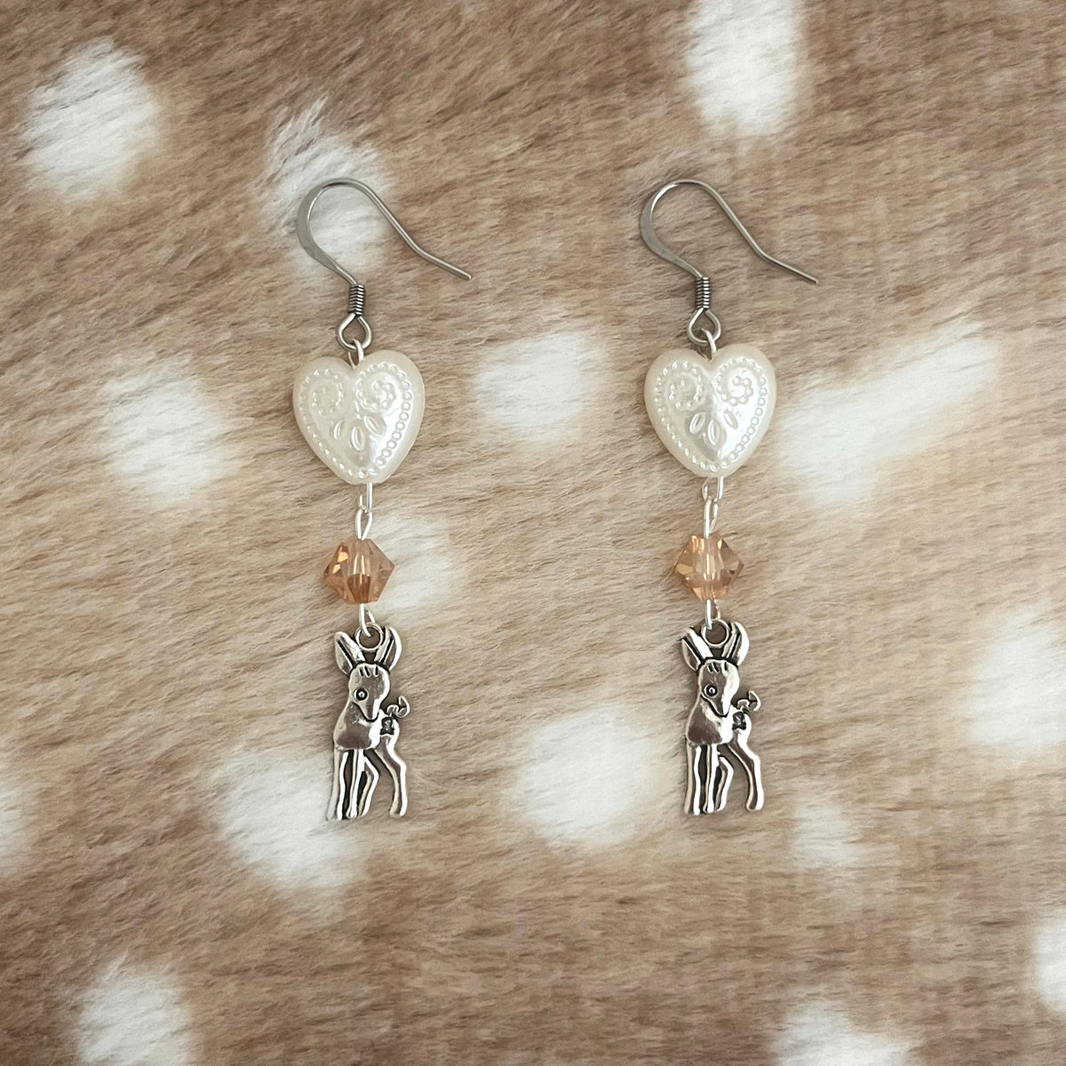 ♡ fawn earrings ♡