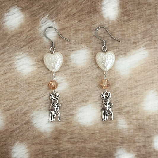 ♡ fawn earrings ♡