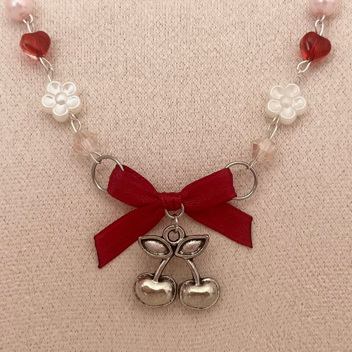 ♡ cherry baby necklace ♡