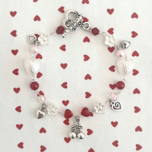 ♡ cherry baby bracelet ♡
