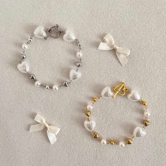 ♡ laced with love bracelet ♡