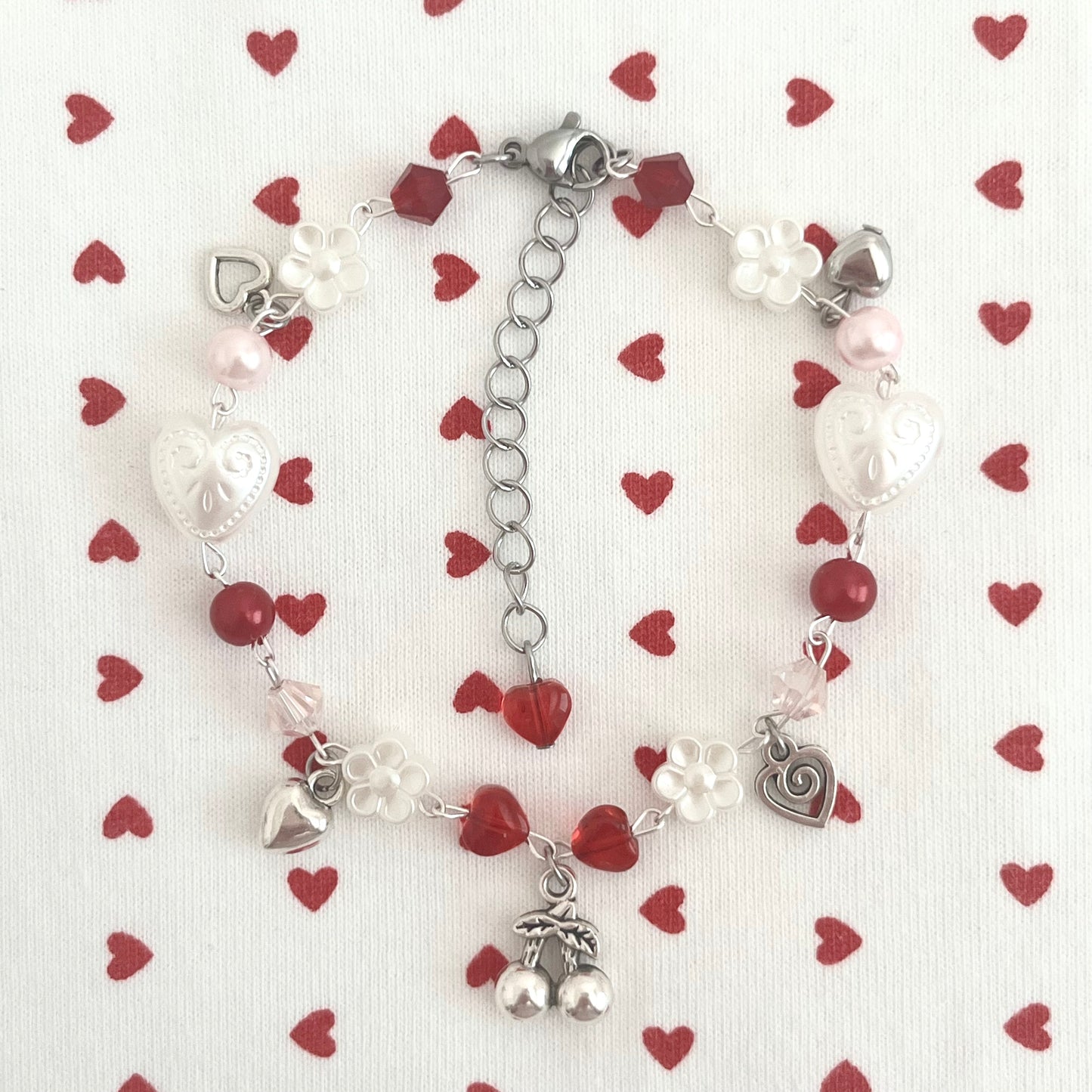 ♡ cherry baby bracelet ♡