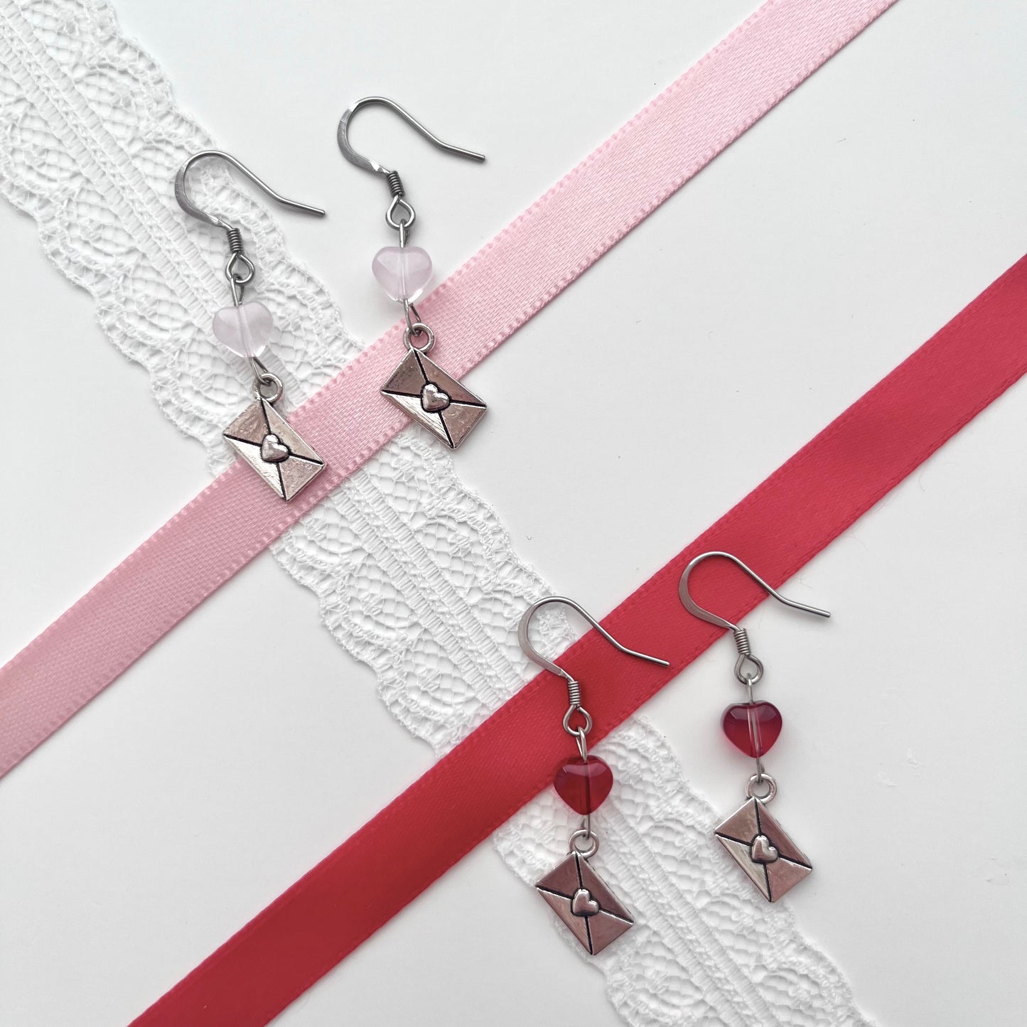 ♡ love letter earrings ♡
