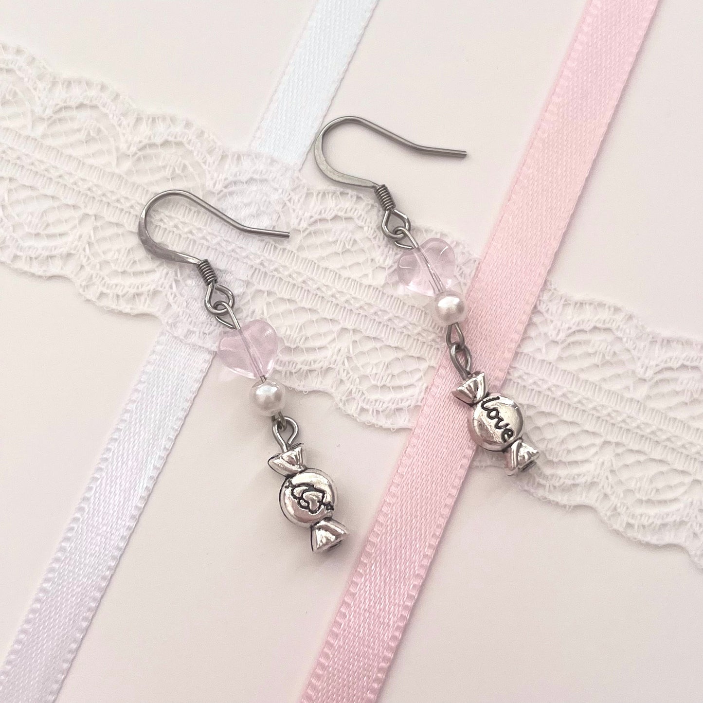 ♡ candy love earrings ♡
